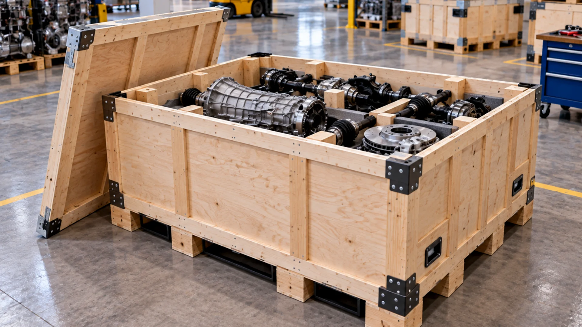 Wooden Pallets for the Automotive Industry: A Buyer’s Guide for Component Despatch